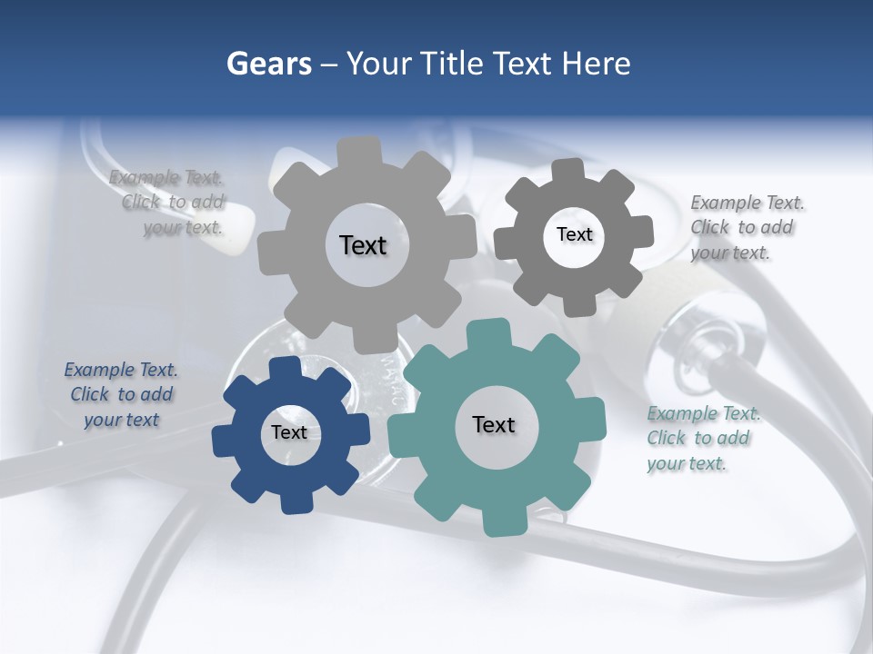 Stethoscope And Sphingomamometer PowerPoint Template