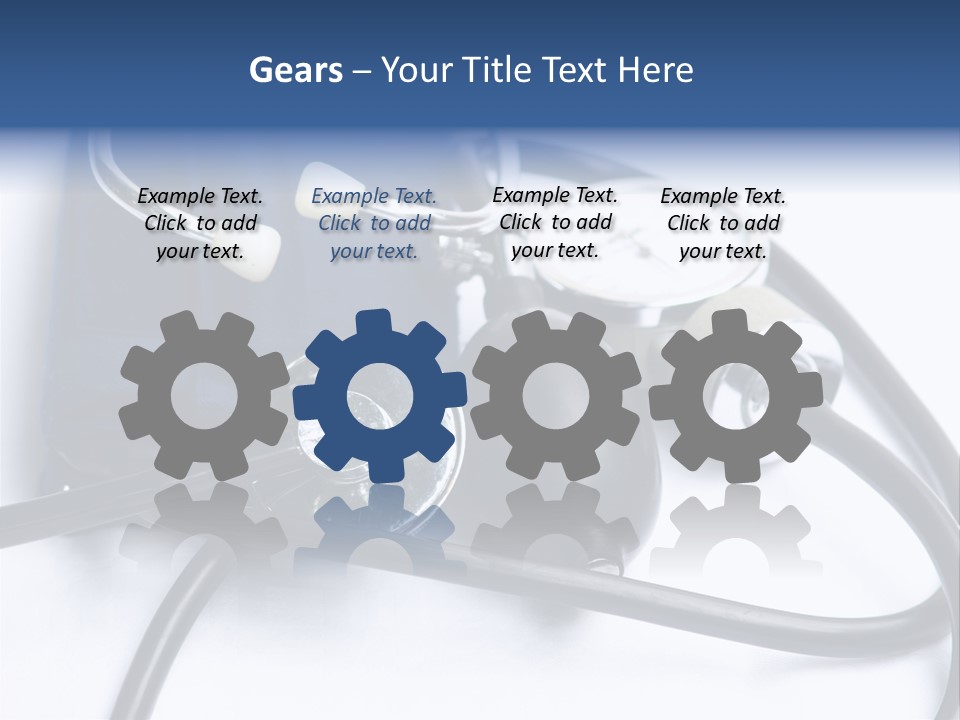 Stethoscope And Sphingomamometer PowerPoint Template
