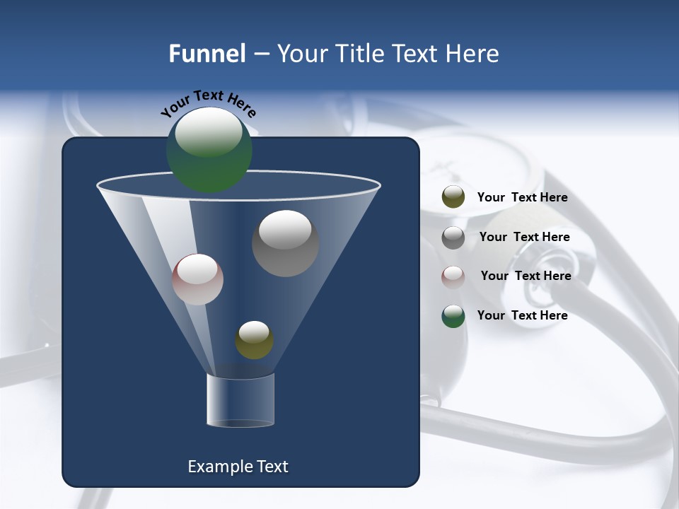 Stethoscope And Sphingomamometer PowerPoint Template