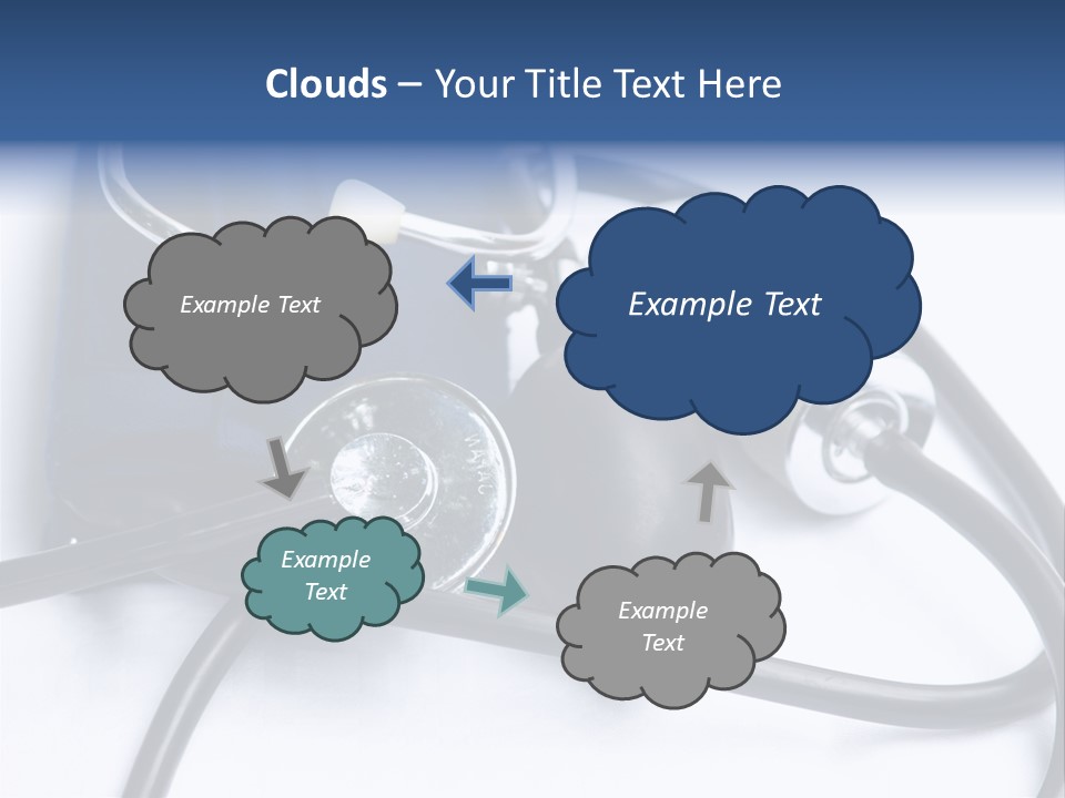 Stethoscope And Sphingomamometer PowerPoint Template