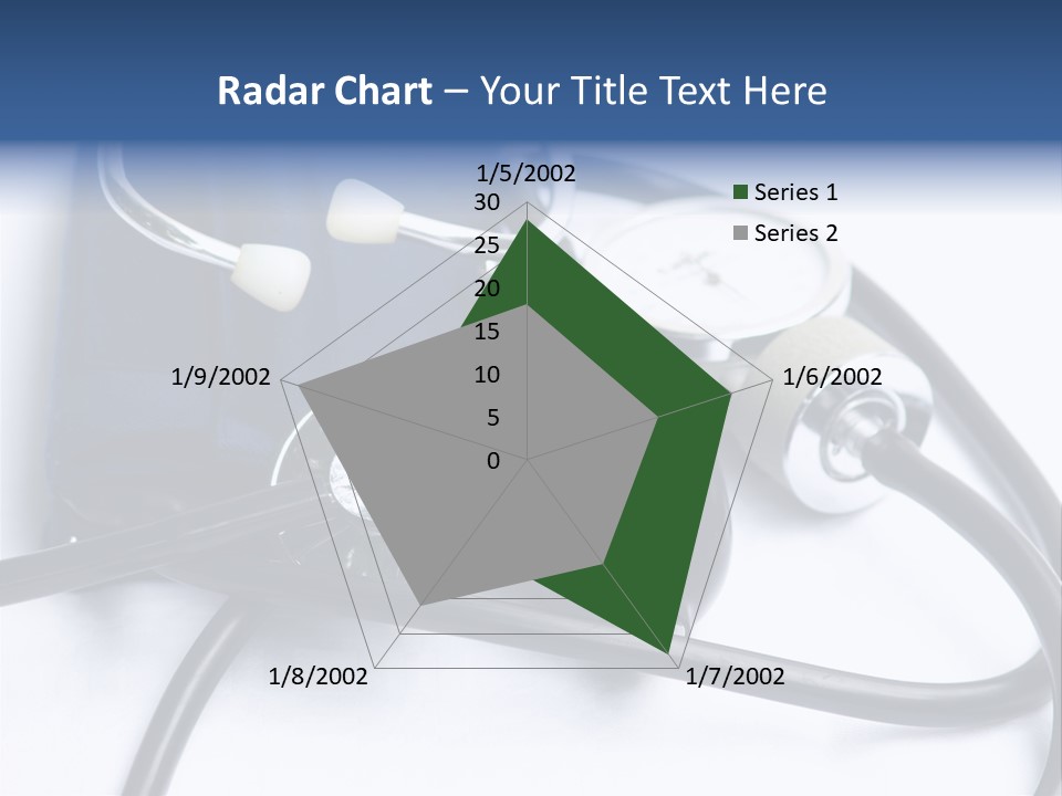 Stethoscope And Sphingomamometer PowerPoint Template