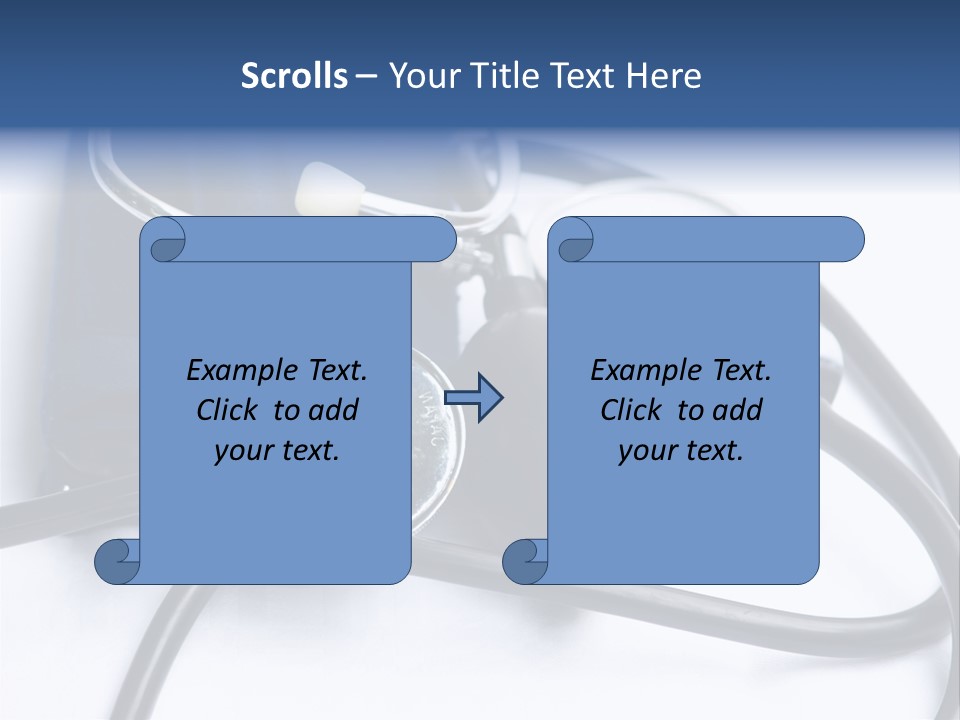 Stethoscope And Sphingomamometer PowerPoint Template