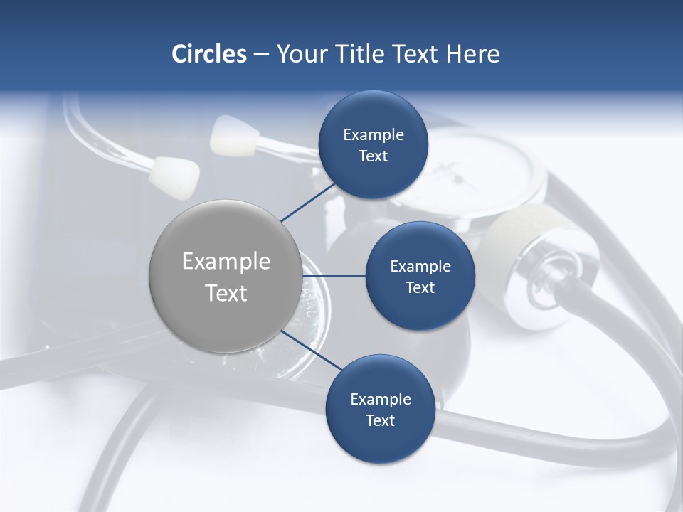 Stethoscope And Sphingomamometer PowerPoint Template