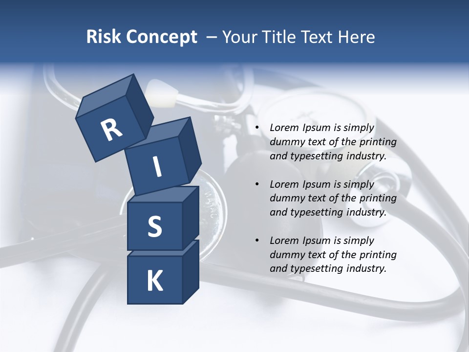 Stethoscope And Sphingomamometer PowerPoint Template