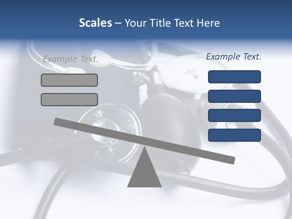 Stethoscope And Sphingomamometer PowerPoint Template