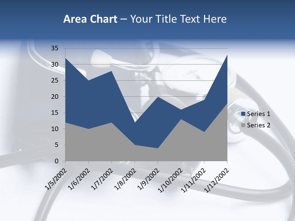 Stethoscope And Sphingomamometer PowerPoint Template