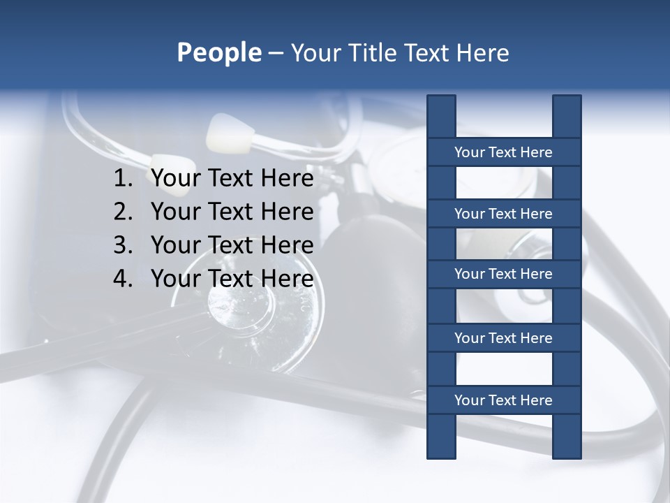 Stethoscope And Sphingomamometer PowerPoint Template