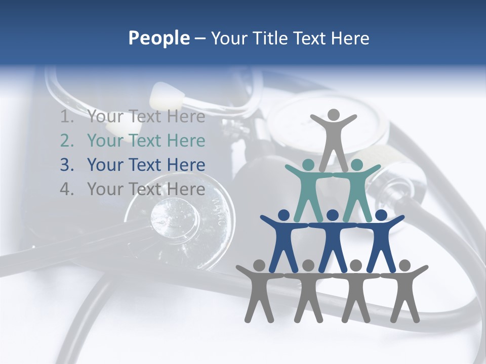 Stethoscope And Sphingomamometer PowerPoint Template