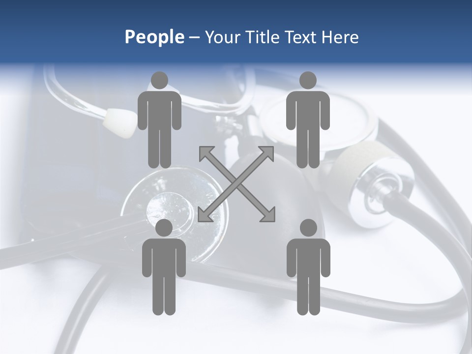 Stethoscope And Sphingomamometer PowerPoint Template