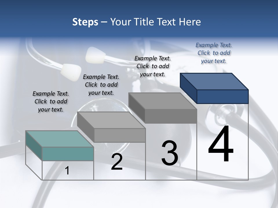 Stethoscope And Sphingomamometer PowerPoint Template
