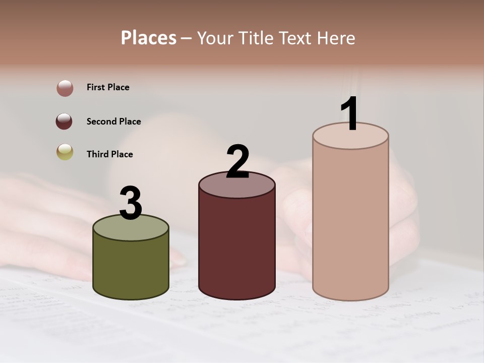 Gold Guy Puzzled PowerPoint Template