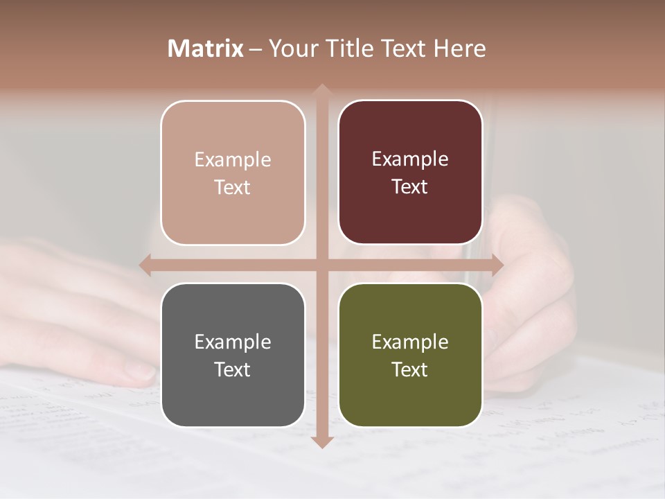 Gold Guy Puzzled PowerPoint Template