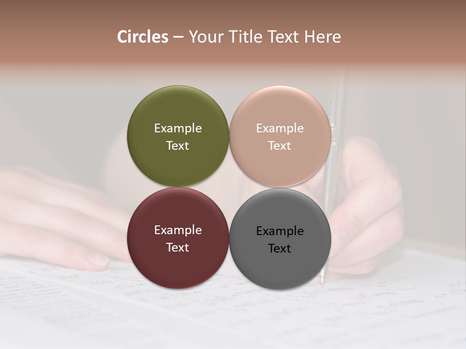 Gold Guy Puzzled PowerPoint Template