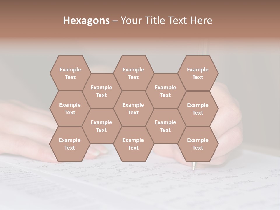 Gold Guy Puzzled PowerPoint Template