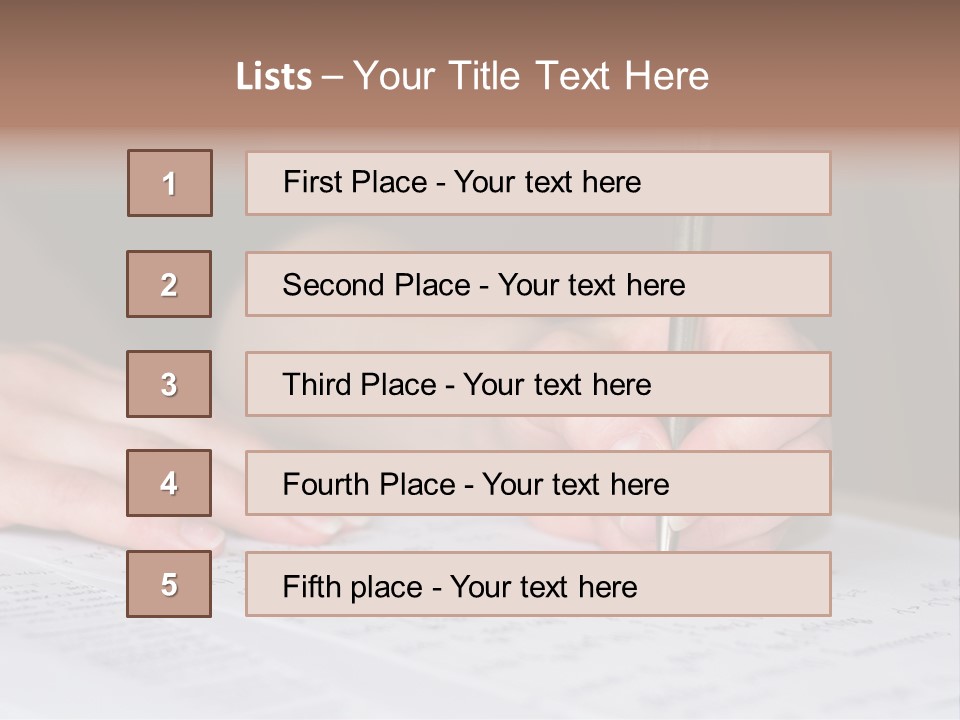 Gold Guy Puzzled PowerPoint Template