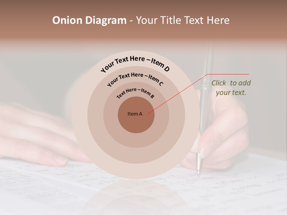 Gold Guy Puzzled PowerPoint Template
