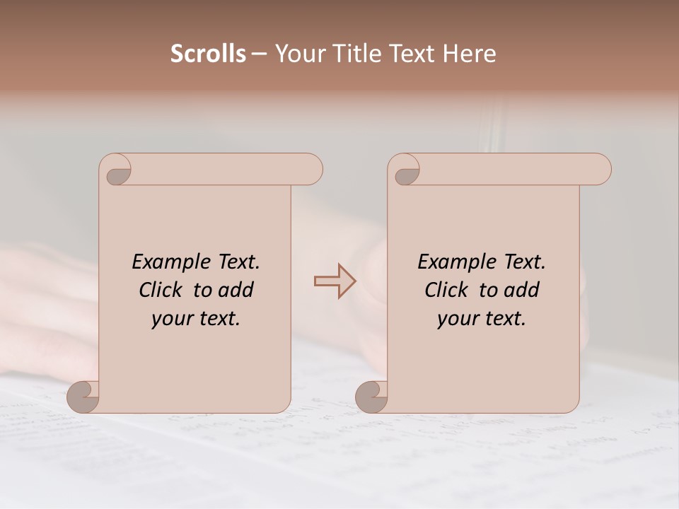Gold Guy Puzzled PowerPoint Template