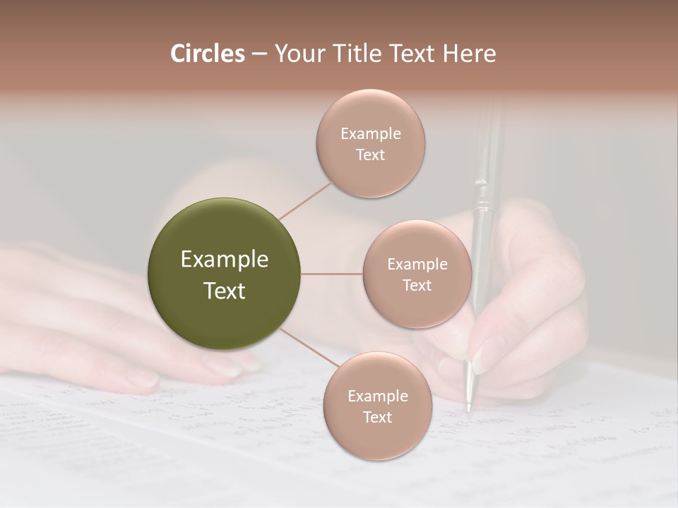 Gold Guy Puzzled PowerPoint Template