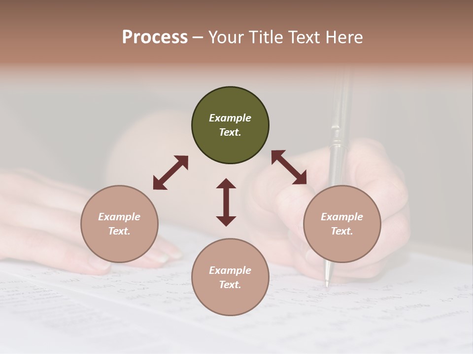 Gold Guy Puzzled PowerPoint Template