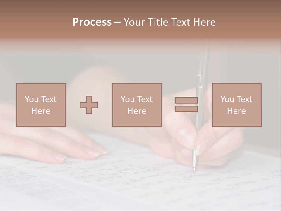 Gold Guy Puzzled PowerPoint Template