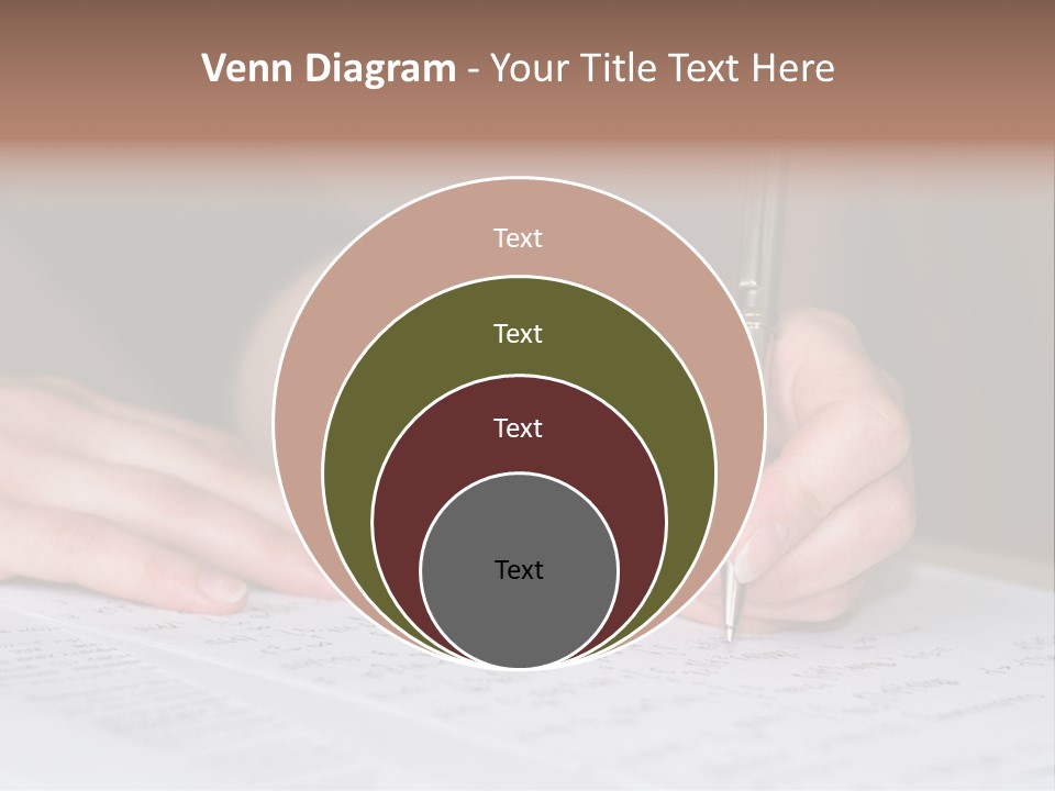 Gold Guy Puzzled PowerPoint Template