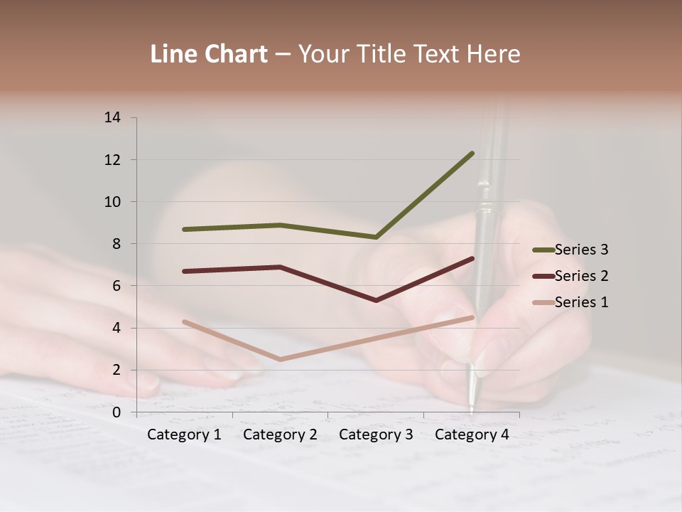 Gold Guy Puzzled PowerPoint Template
