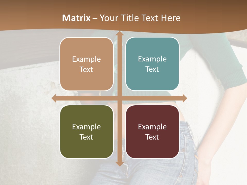 Small Sweater And Jeans PowerPoint Template