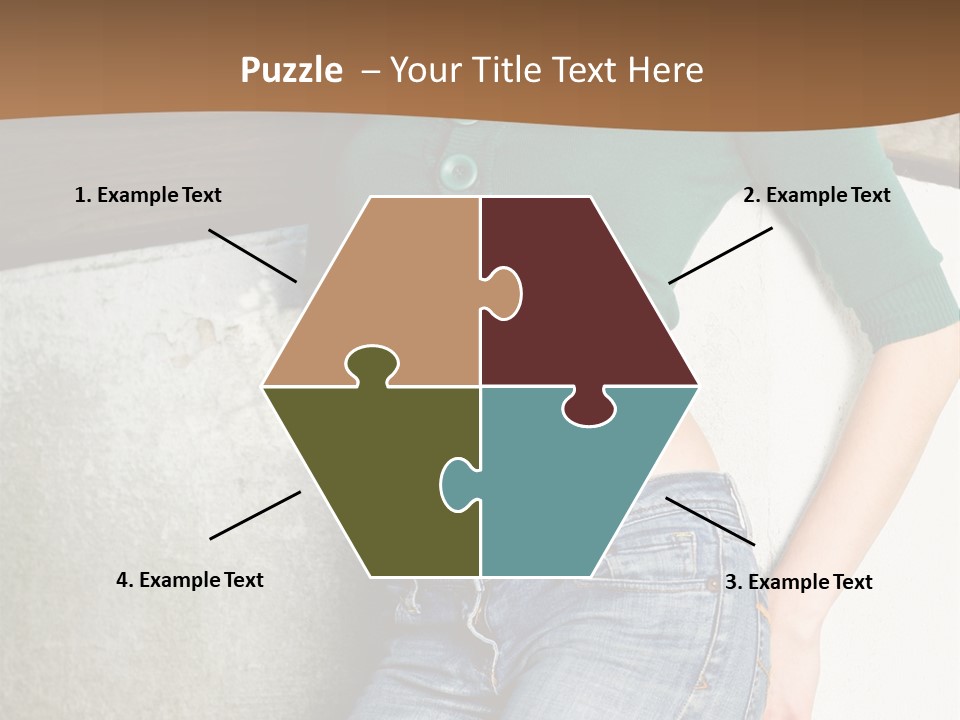 Small Sweater And Jeans PowerPoint Template