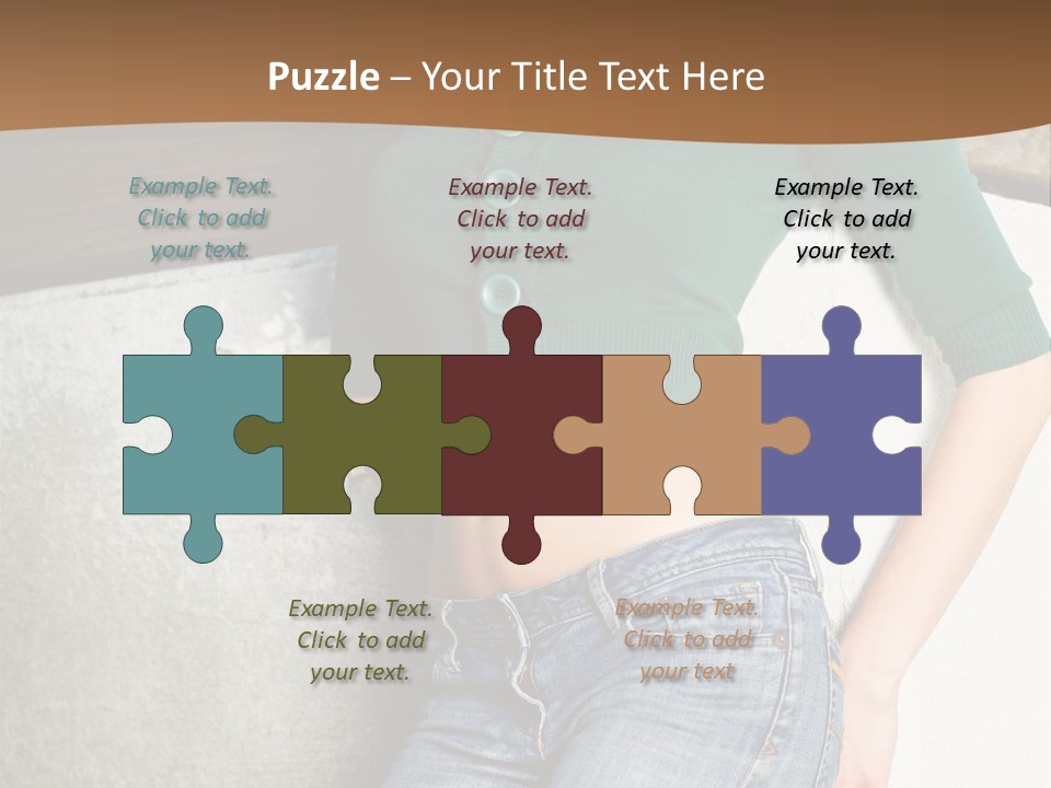 Small Sweater And Jeans PowerPoint Template