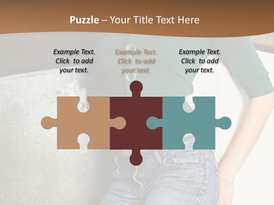 Small Sweater And Jeans PowerPoint Template