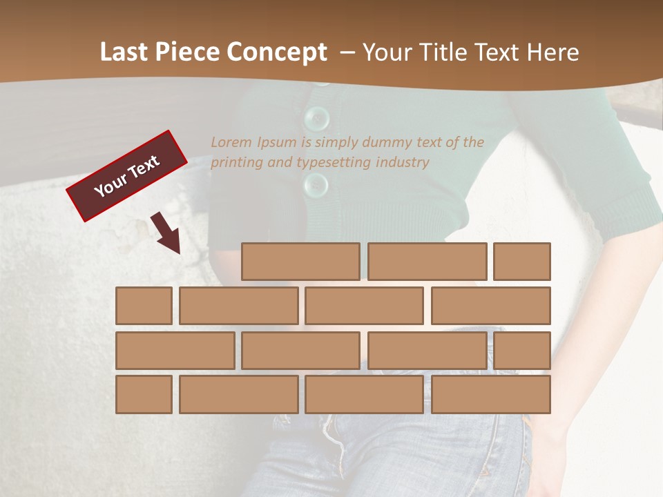 Small Sweater And Jeans PowerPoint Template