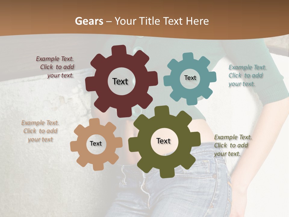 Small Sweater And Jeans PowerPoint Template