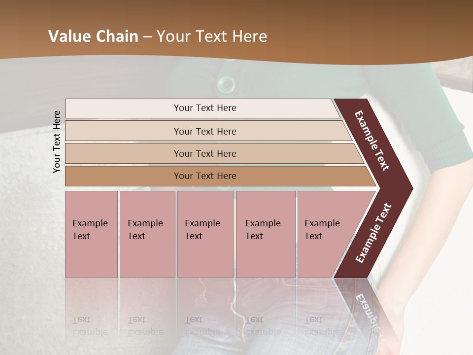 Small Sweater And Jeans PowerPoint Template