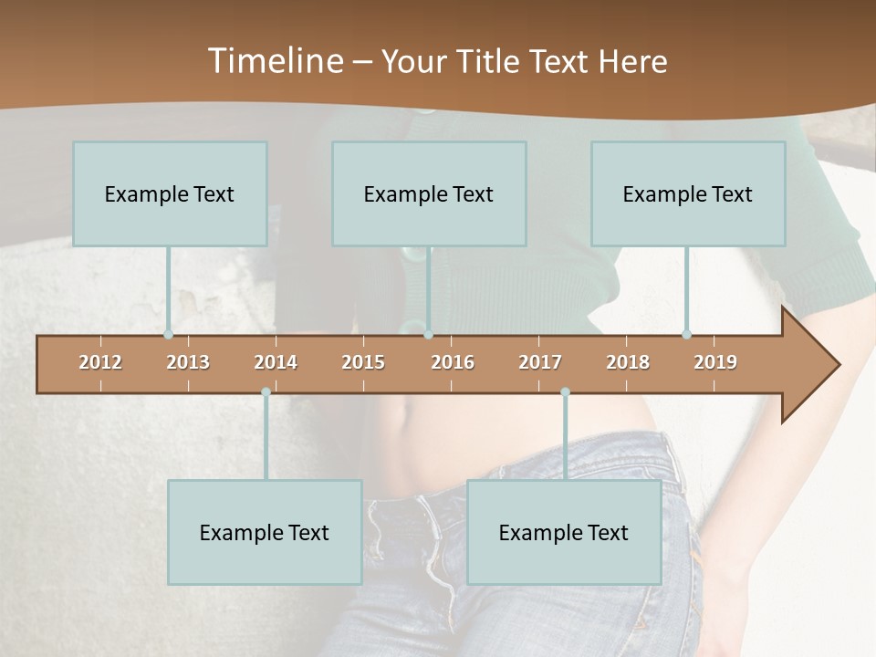 Small Sweater And Jeans PowerPoint Template