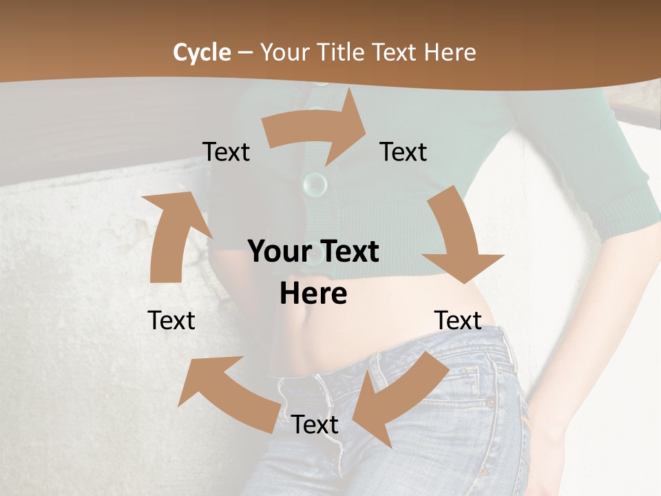 Small Sweater And Jeans PowerPoint Template
