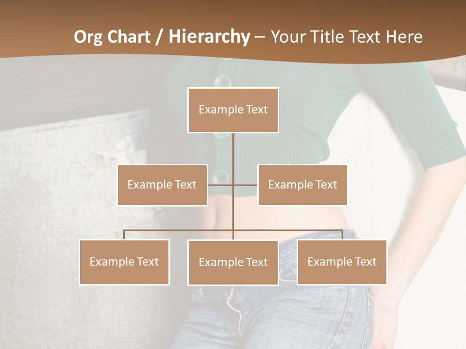 Small Sweater And Jeans PowerPoint Template