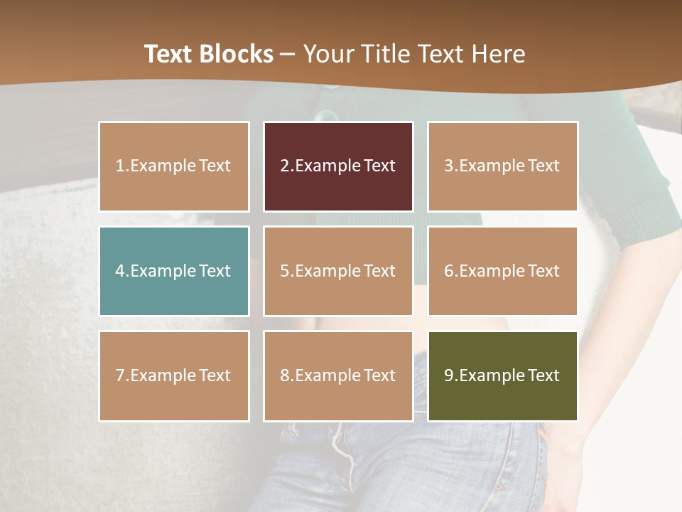 Small Sweater And Jeans PowerPoint Template