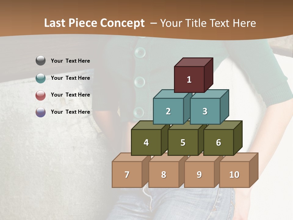 Small Sweater And Jeans PowerPoint Template