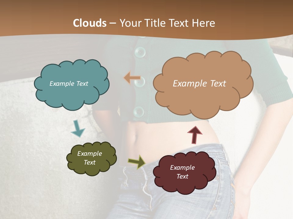 Small Sweater And Jeans PowerPoint Template