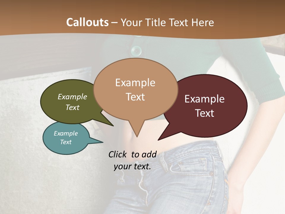 Small Sweater And Jeans PowerPoint Template