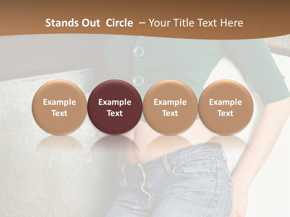 Small Sweater And Jeans PowerPoint Template