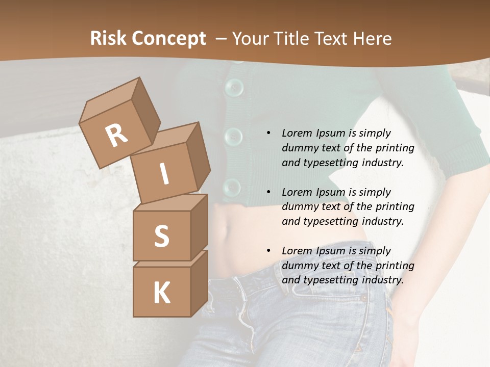 Small Sweater And Jeans PowerPoint Template