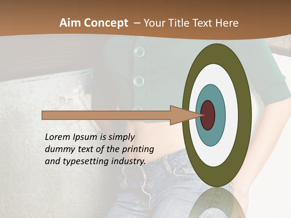 Small Sweater And Jeans PowerPoint Template