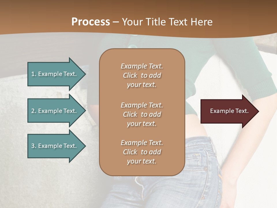 Small Sweater And Jeans PowerPoint Template