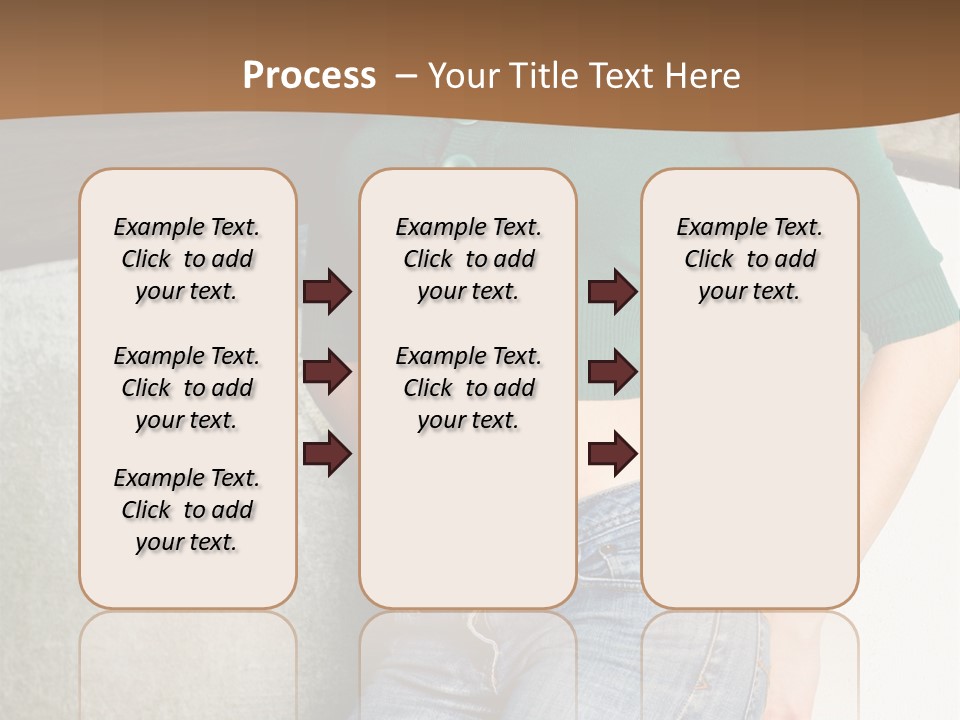 Small Sweater And Jeans PowerPoint Template