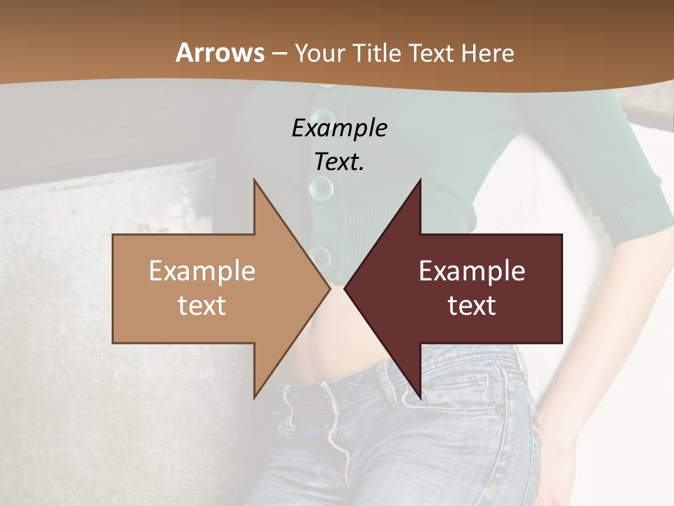 Small Sweater And Jeans PowerPoint Template
