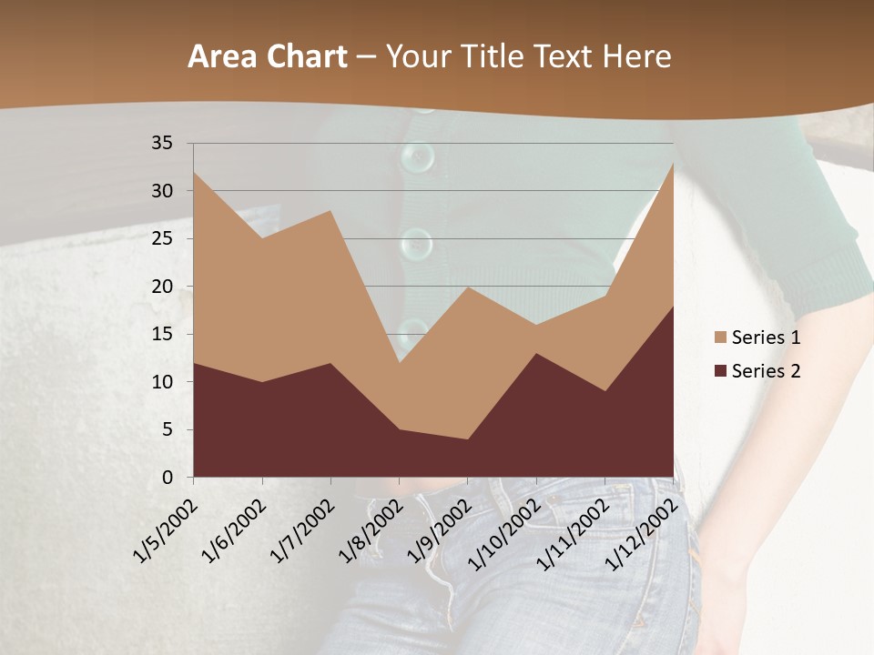 Small Sweater And Jeans PowerPoint Template