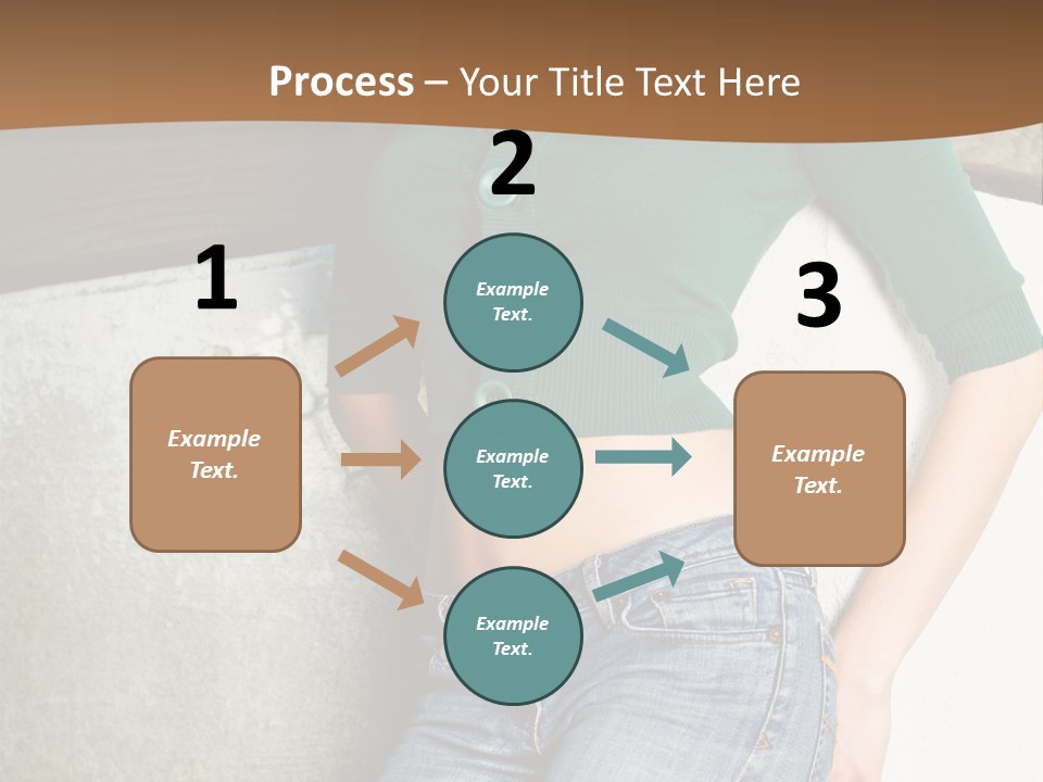 Small Sweater And Jeans PowerPoint Template