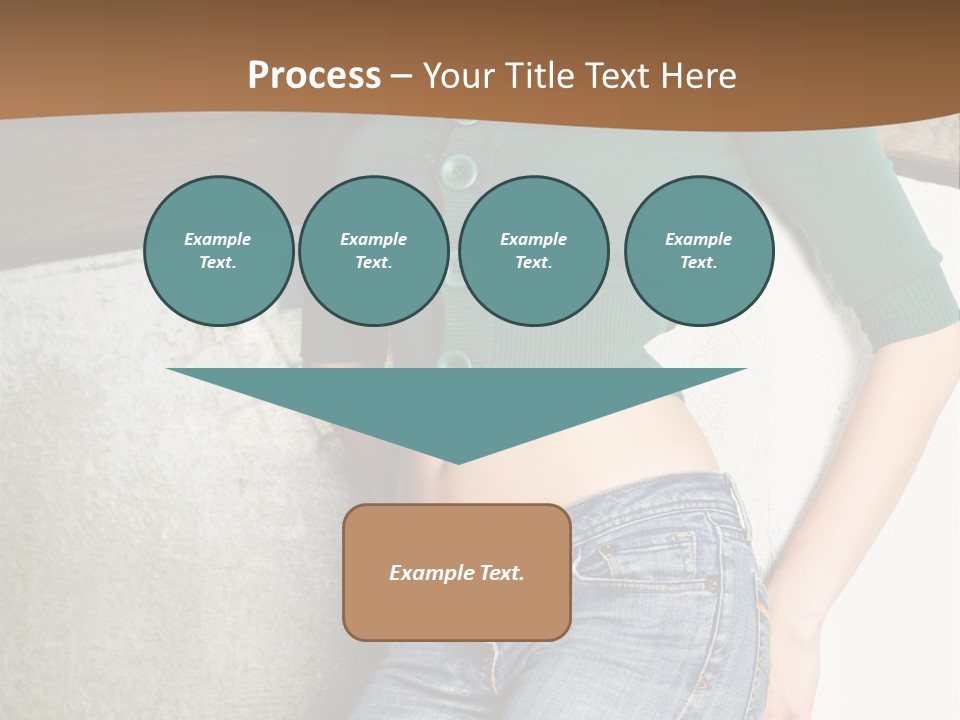 Small Sweater And Jeans PowerPoint Template