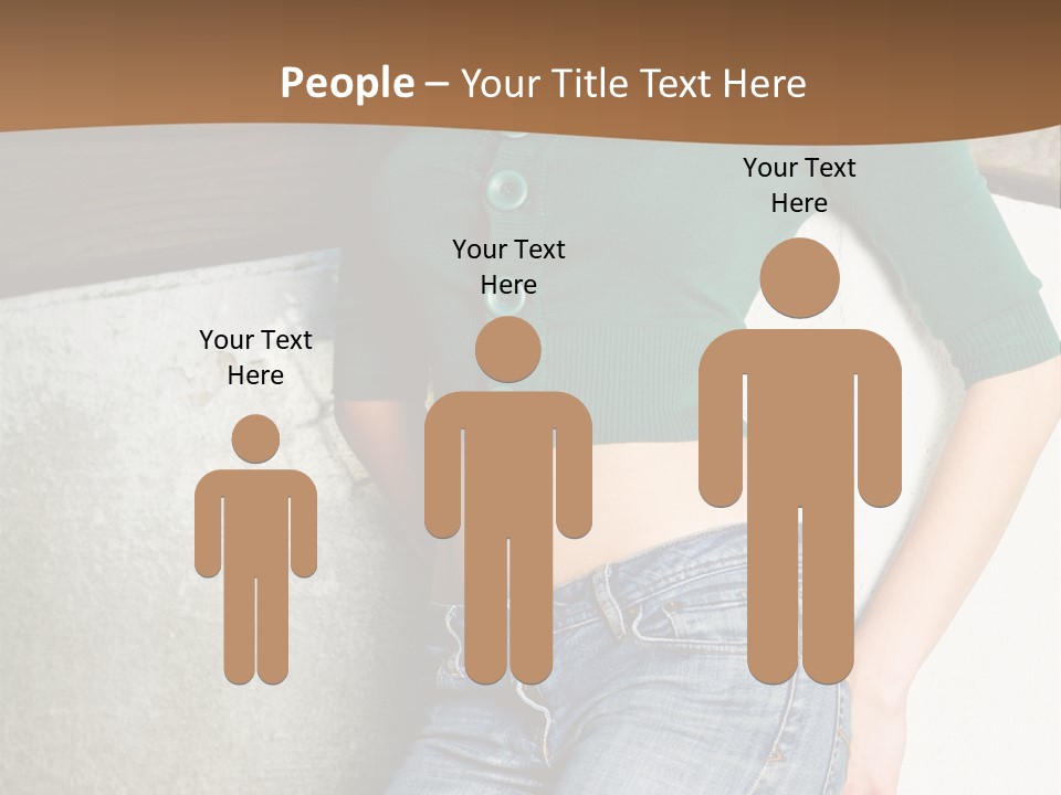 Small Sweater And Jeans PowerPoint Template